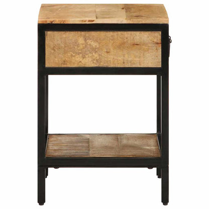 Nachttisch Braun 40 x 35 x 50 cm Massivholz Mango