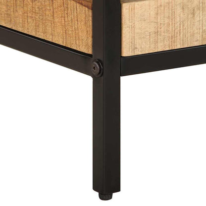 Beistelltisch Braun 35 x 35 x 45 cm massives Mangoholz