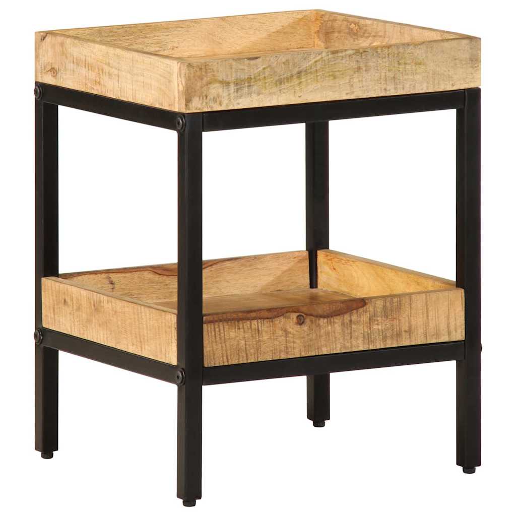 Beistelltisch Braun 35 x 35 x 45 cm massives Mangoholz