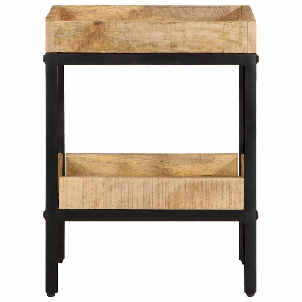 Beistelltisch Braun 35 x 35 x 45 cm massives Mangoholz