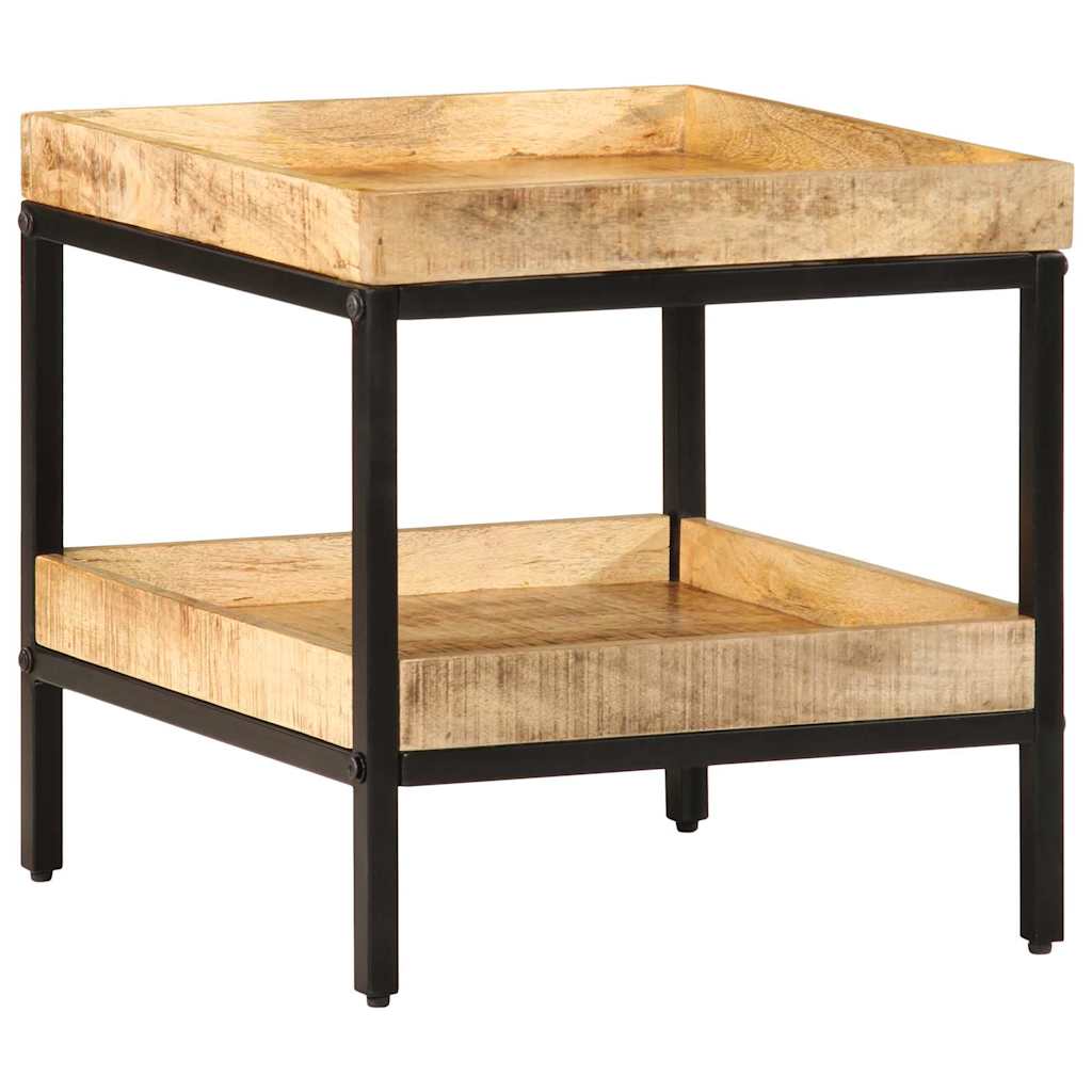 Beistelltisch Braun 45 x 45 x 45 cm massives Mangoholz