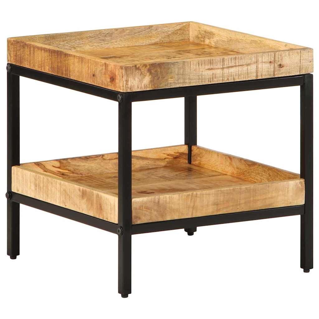 Beistelltisch Braun 45 x 45 x 45 cm massives Mangoholz