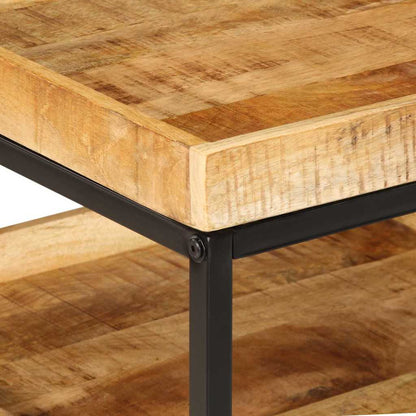 Beistelltisch Braun 55 x 55 x 45 cm massives Mangoholz