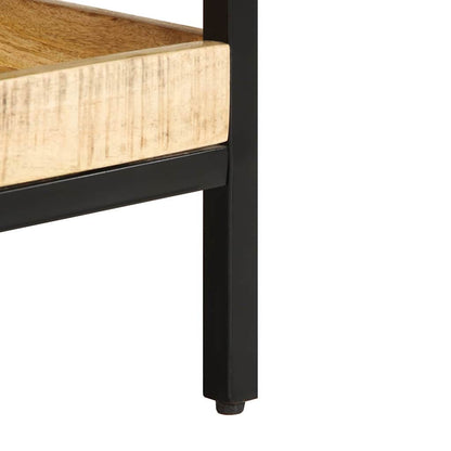 Beistelltisch Braun 55 x 55 x 45 cm massives Mangoholz