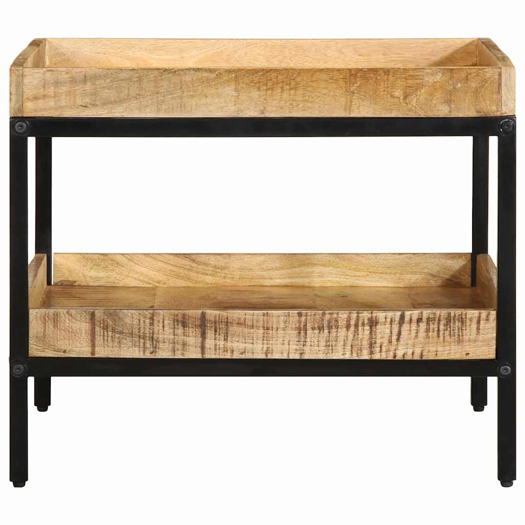 Beistelltisch Braun 55 x 55 x 45 cm massives Mangoholz