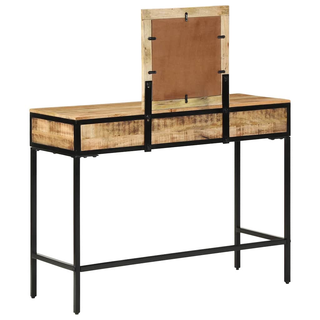Schminktisch Braun 100 x 40 x 120 cm Massivholz Mango