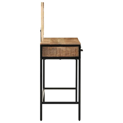 Schminktisch Braun 100 x 40 x 120 cm Massivholz Mango