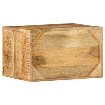 Nachttisch Braun 40 x 30 x 25 cm Massivholz Mango