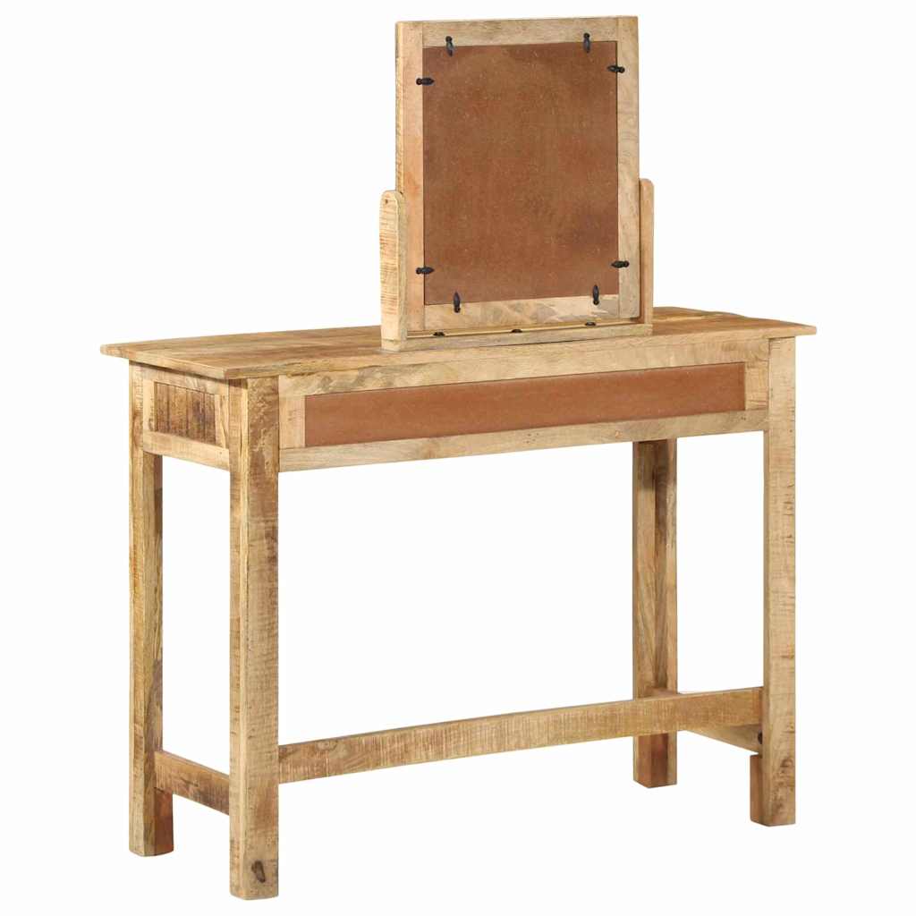 Schminktisch Braun 100 x 40 x 120 cm Massivholz Mango