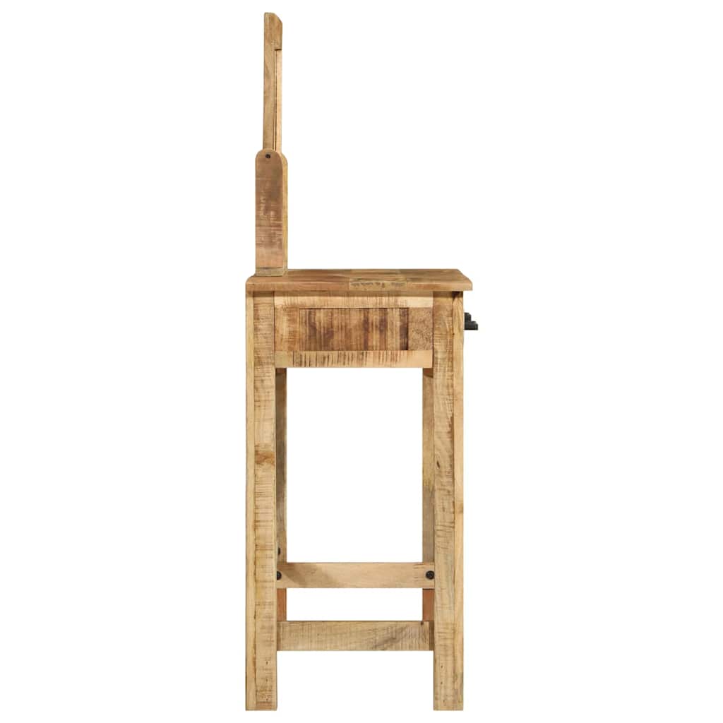 Schminktisch Braun 100 x 40 x 120 cm Massivholz Mango