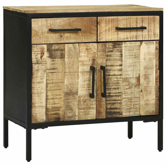 Sideboard Braun 70 x 35 x 70 cm Massivholz Mango