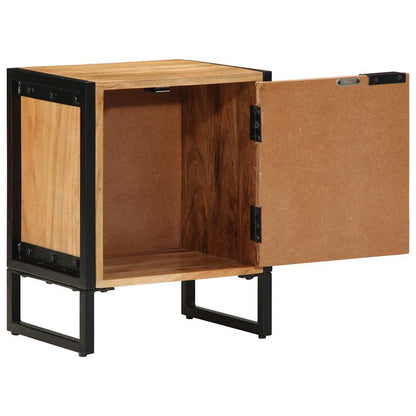 Nachttisch Braun 40 x 30 x 50 cm Massivholz Akazie