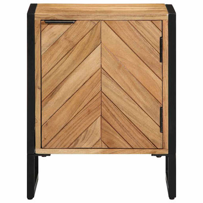 Nachttisch Braun 40 x 30 x 50 cm Massivholz Akazie