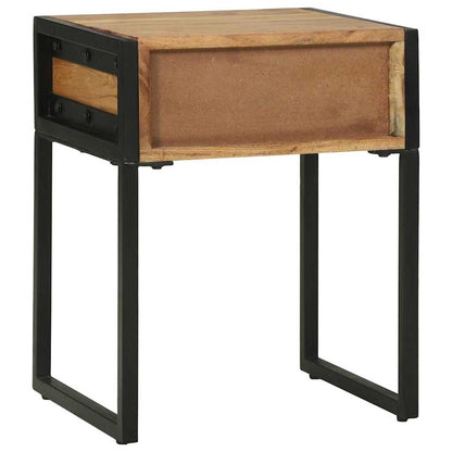 Nachttisch Braun 40 x 35 x 50 cm Massivholz Akazie