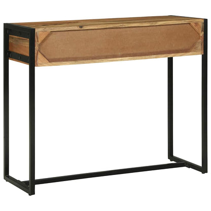 Konsolentisch Braun 90 x 35 x 75 cm massives Mangoholz