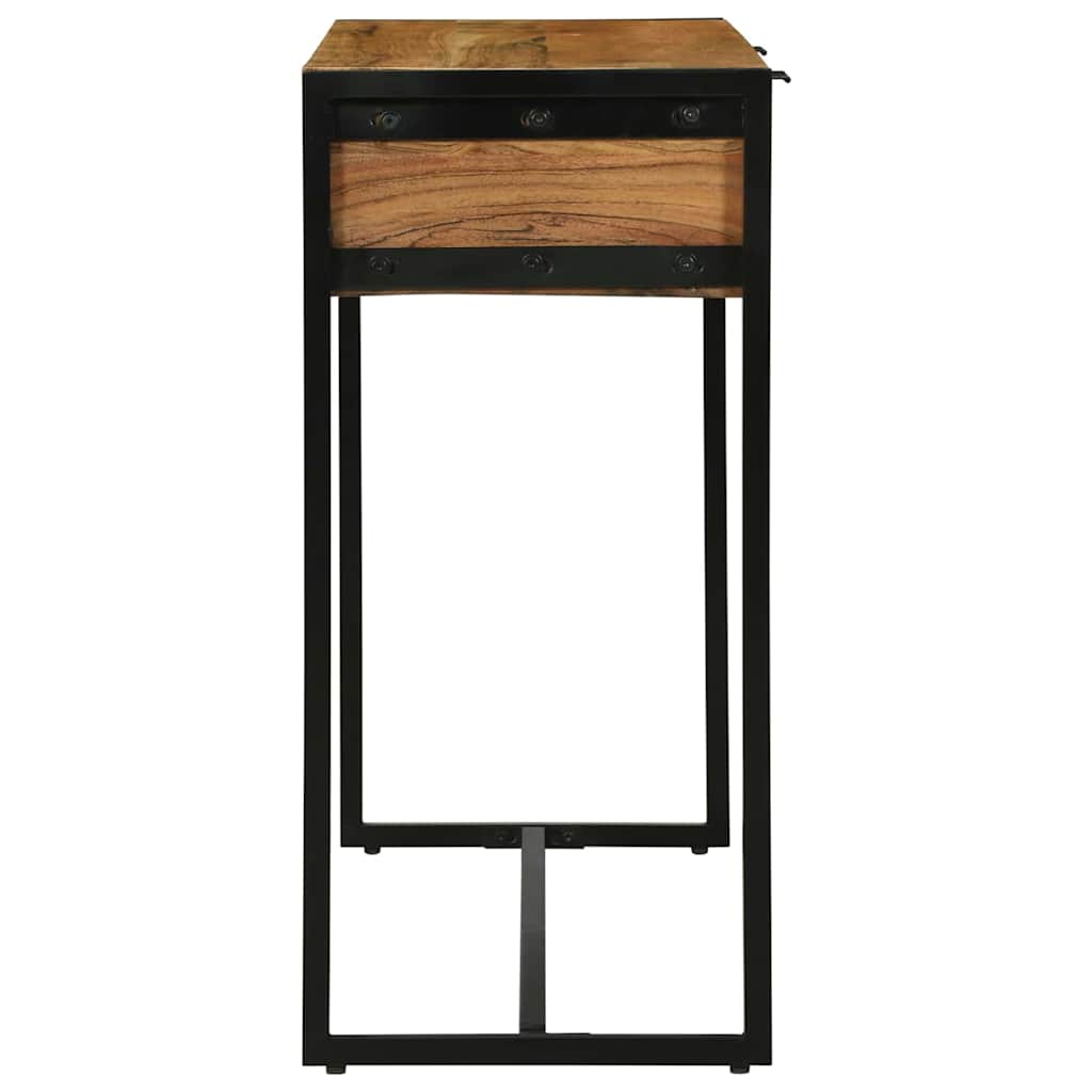 Konsolentisch Braun 90 x 35 x 75 cm massives Mangoholz