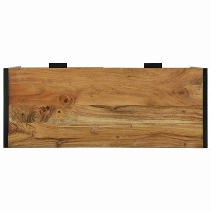 Konsolentisch Braun 90 x 35 x 75 cm massives Mangoholz