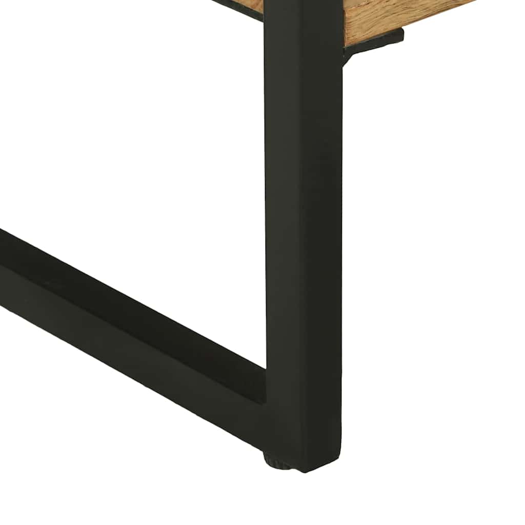 Konsolentisch Braun 90 x 35 x 80 cm massives Mangoholz