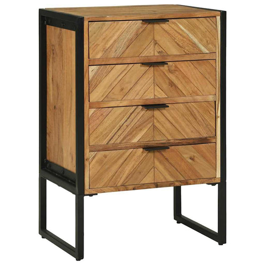 Sideboard Braun 50 x 35 x 75 cm Massivholz Akazie