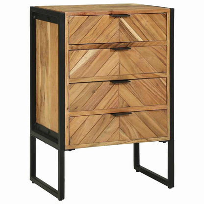 Sideboard Braun 50 x 35 x 75 cm Massivholz Akazie