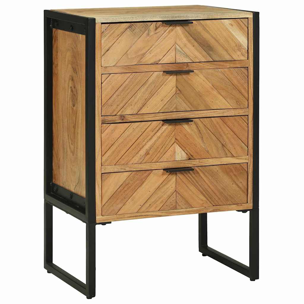 Sideboard Braun 50 x 35 x 75 cm Massivholz Akazie