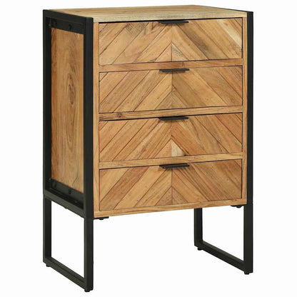 Sideboard Braun 50 x 35 x 75 cm Massivholz Akazie