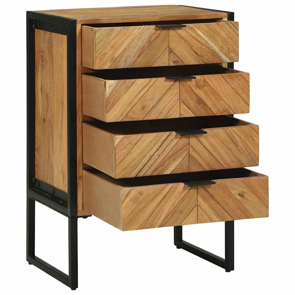 Sideboard Braun 50 x 35 x 75 cm Massivholz Akazie