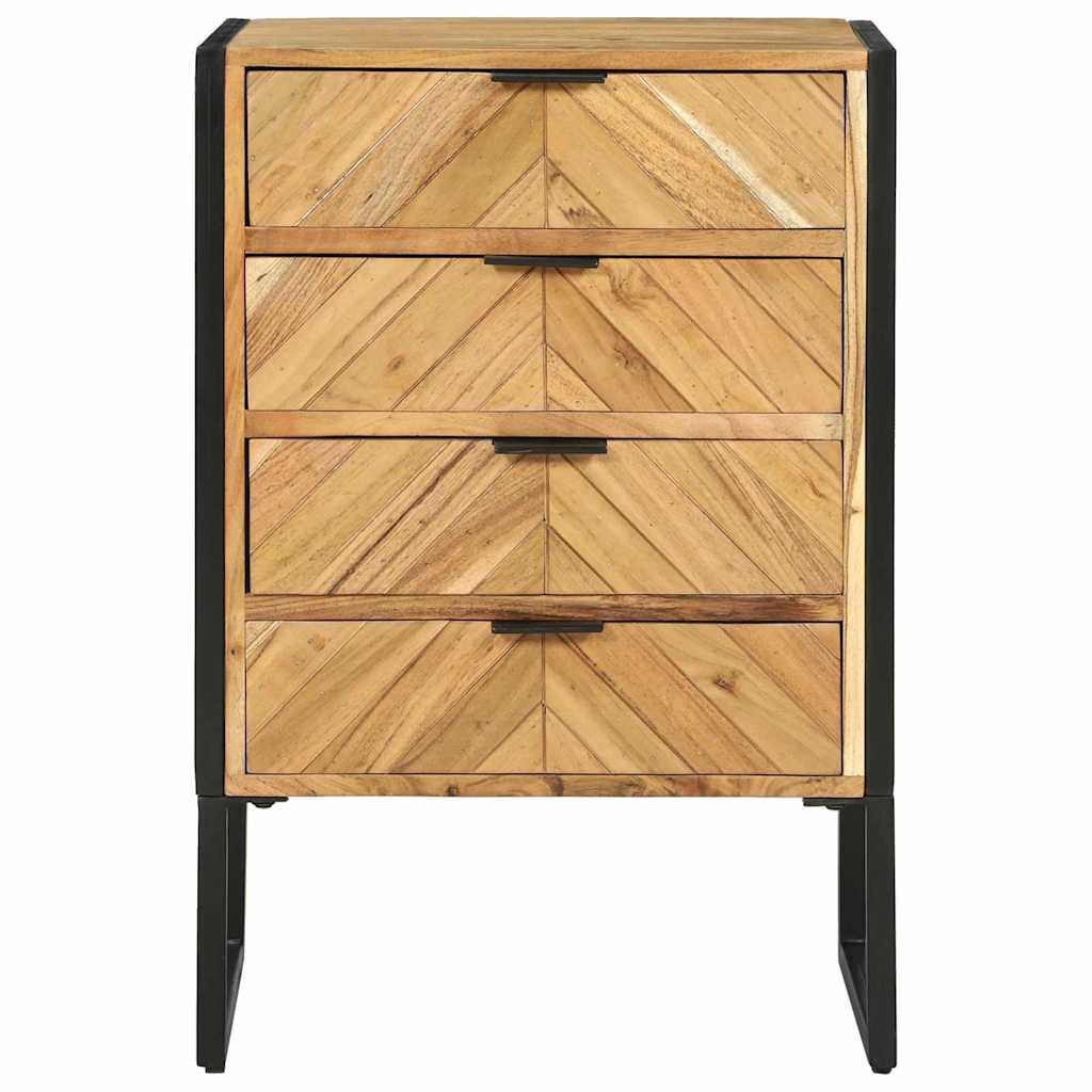 Sideboard Braun 50 x 35 x 75 cm Massivholz Akazie