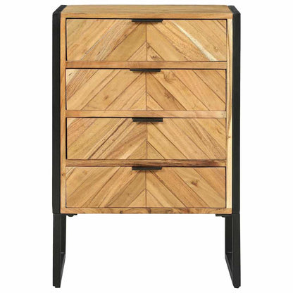 Sideboard Braun 50 x 35 x 75 cm Massivholz Akazie