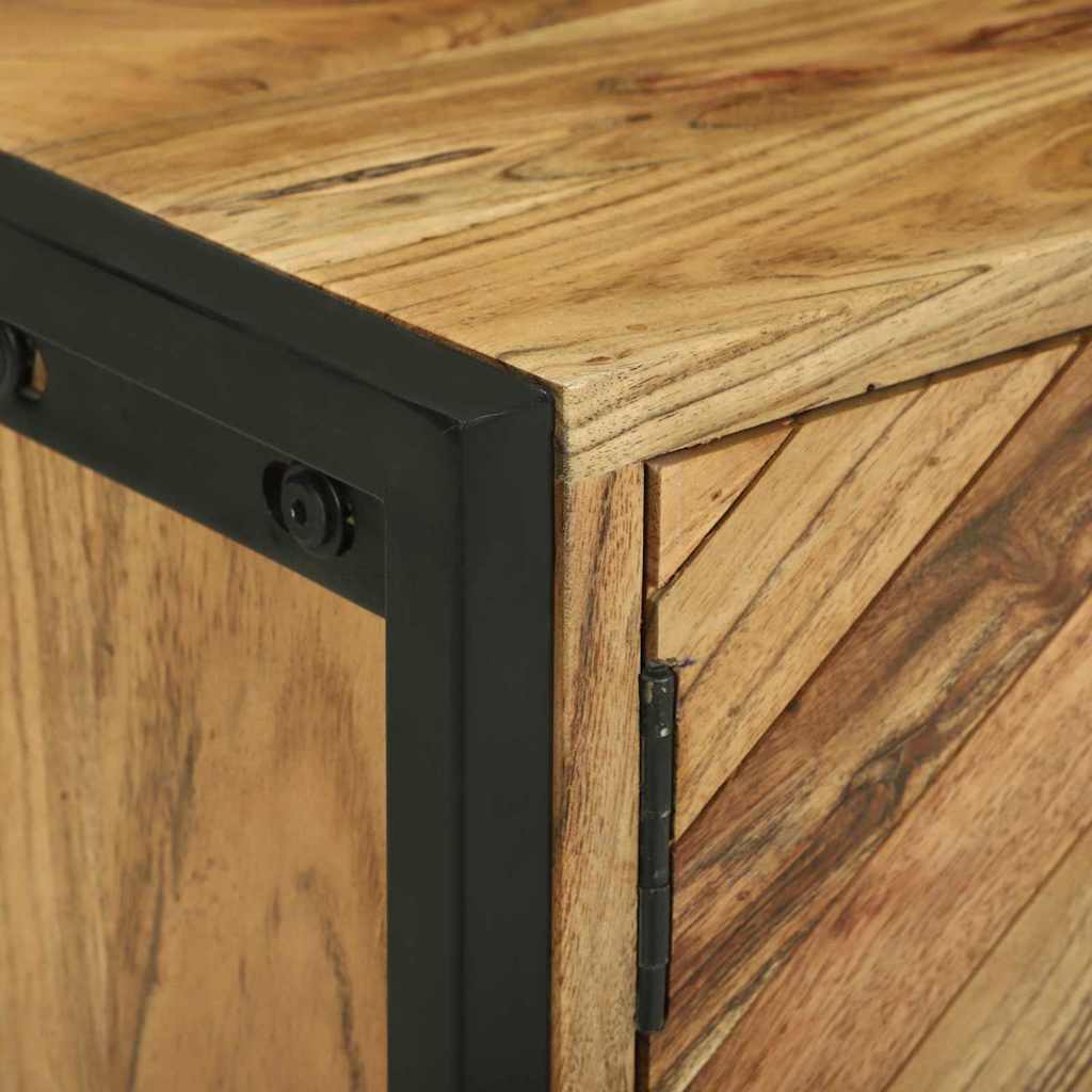 TV-Schränk Braun 110 x 30 x 50 cm Massivholz Akazie