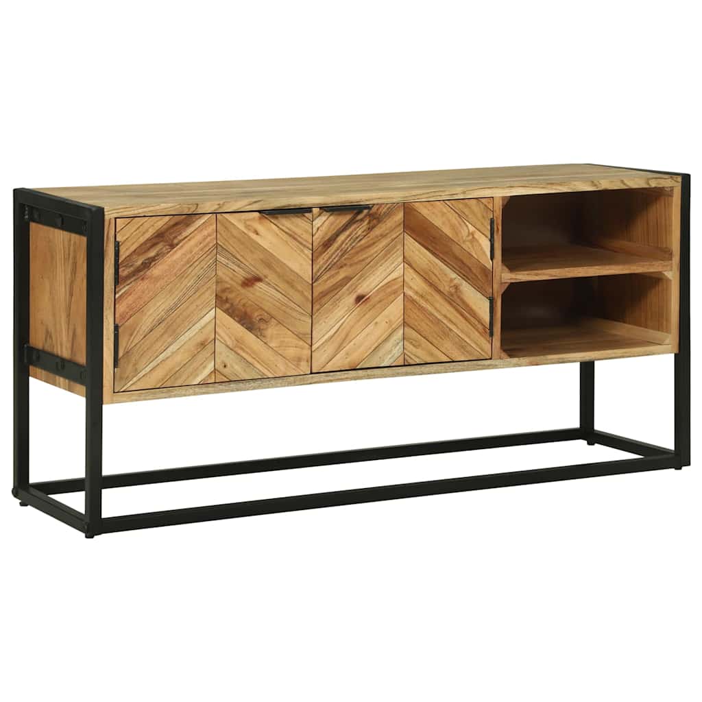 TV-Schränk Braun 110 x 30 x 50 cm Massivholz Akazie