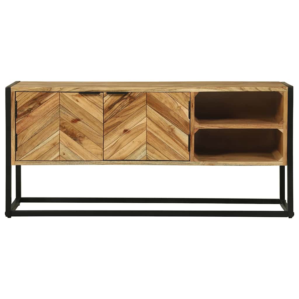 TV-Schränk Braun 110 x 30 x 50 cm Massivholz Akazie