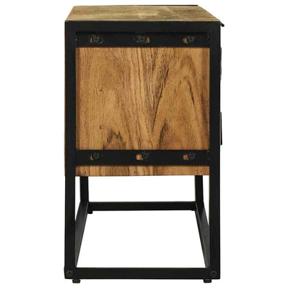 TV-Schränk Braun 110 x 30 x 50 cm Massivholz Akazie