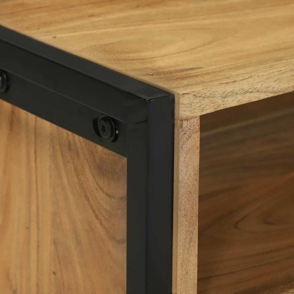 TV-Schränk Braun 100 x 35 x 50 cm Massivholz Akazie