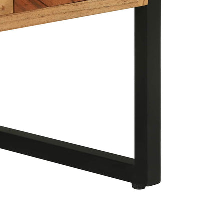TV-Schränk Braun 100 x 35 x 50 cm Massivholz Akazie