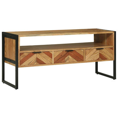 TV-Schränk Braun 100 x 35 x 50 cm Massivholz Akazie