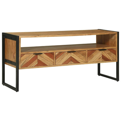 TV-Schränk Braun 100 x 35 x 50 cm Massivholz Akazie