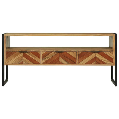 TV-Schränk Braun 100 x 35 x 50 cm Massivholz Akazie