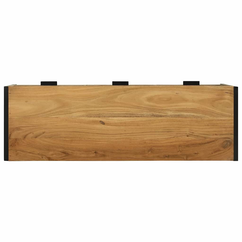 TV-Schränk Braun 100 x 35 x 50 cm Massivholz Akazie