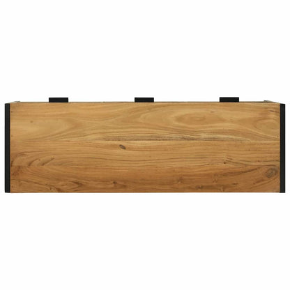 TV-Schränk Braun 100 x 35 x 50 cm Massivholz Akazie