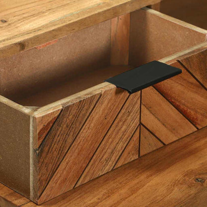 Schreibtisch Braun 110 x 50 x 87 cm Massivholz Akazie
