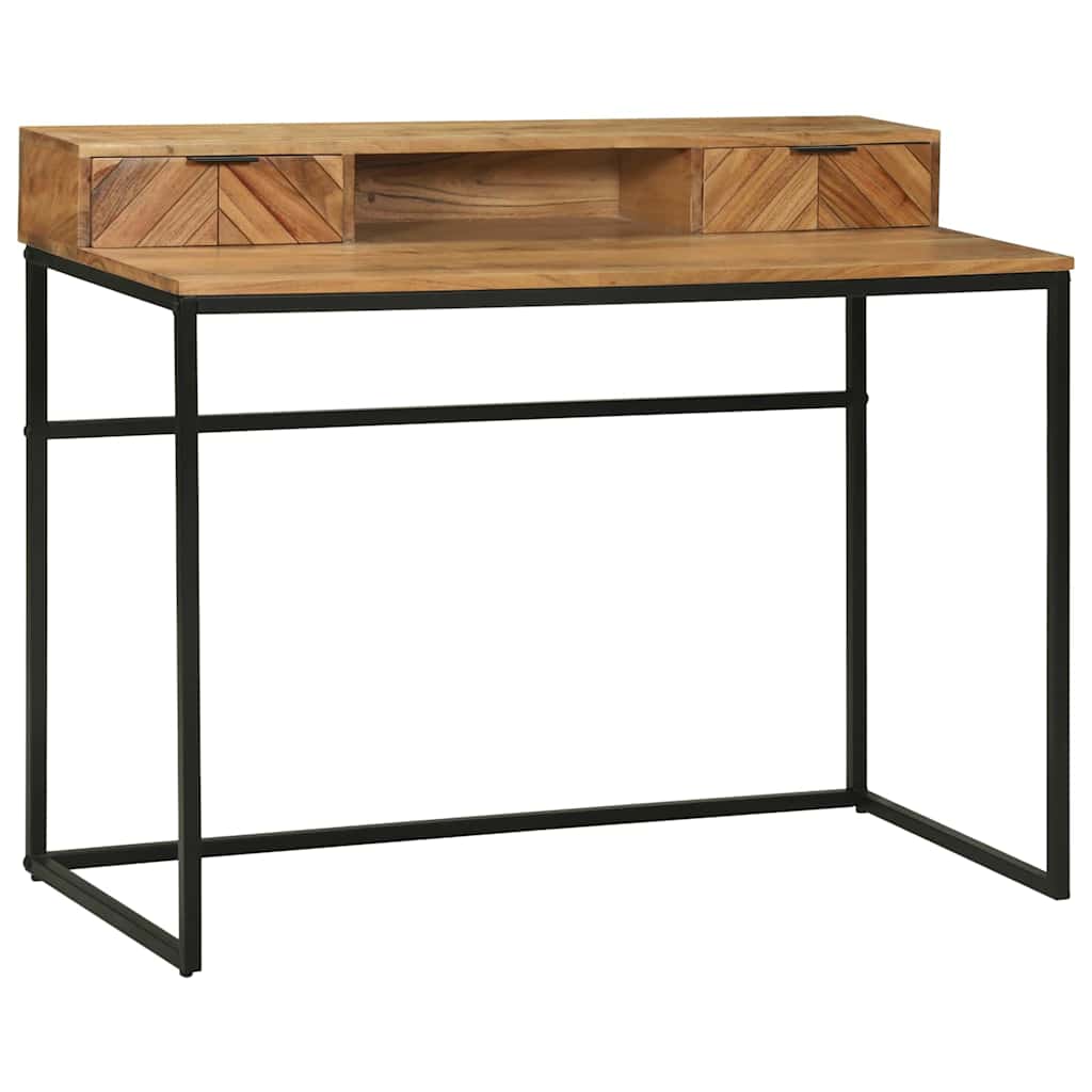 Schreibtisch Braun 110 x 50 x 87 cm Massivholz Akazie