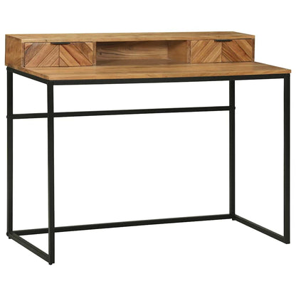 Schreibtisch Braun 110 x 50 x 87 cm Massivholz Akazie