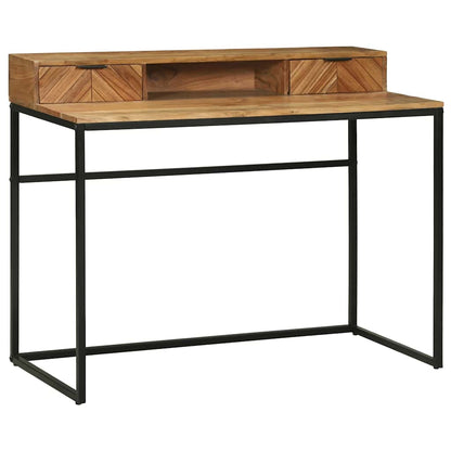 Schreibtisch Braun 110 x 50 x 87 cm Massivholz Akazie