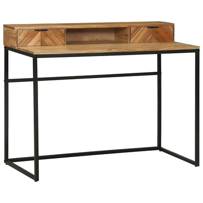 Schreibtisch Braun 110 x 50 x 87 cm Massivholz Akazie