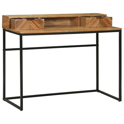 Schreibtisch Braun 110 x 50 x 87 cm Massivholz Akazie