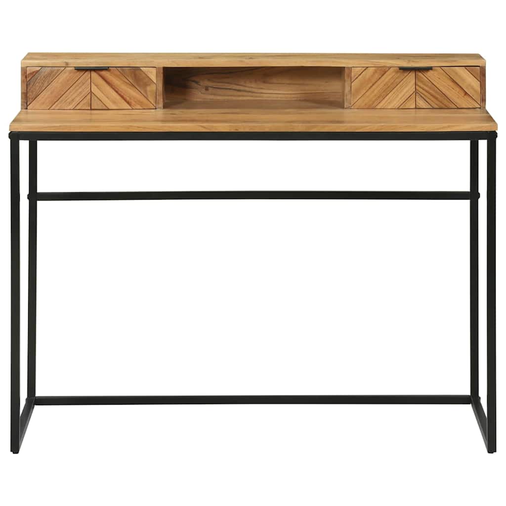 Schreibtisch Braun 110 x 50 x 87 cm Massivholz Akazie