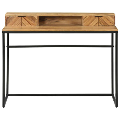 Schreibtisch Braun 110 x 50 x 87 cm Massivholz Akazie