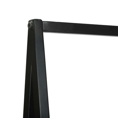 Kleiderständer Schwarz 60 x 45 x 180 cm Massivholz Akazie