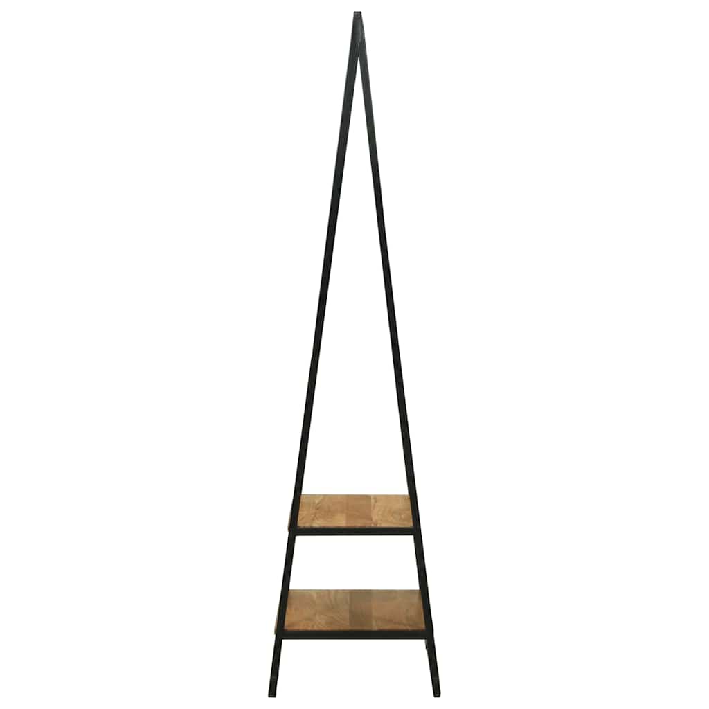 Kleiderständer Schwarz 60 x 45 x 180 cm Massivholz Akazie